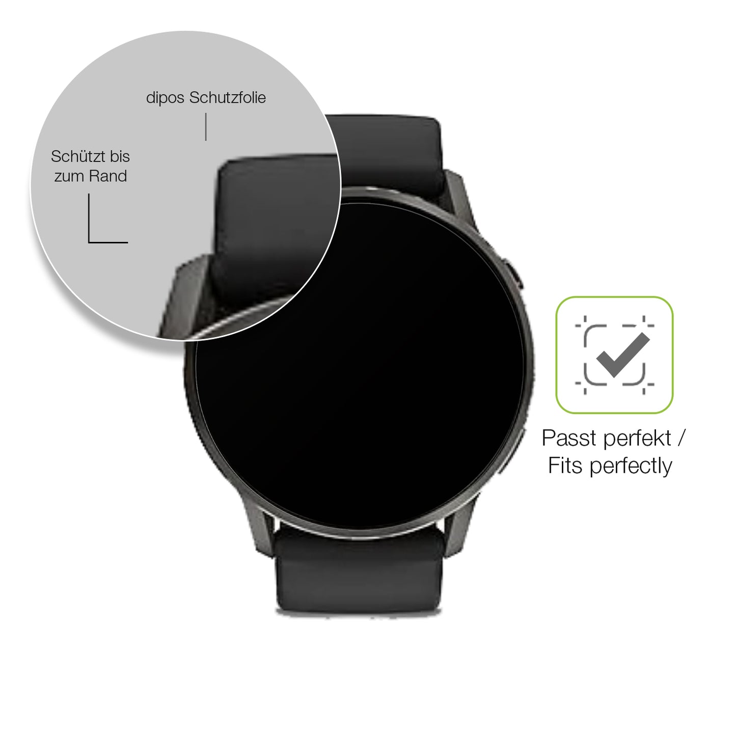 Besonders flexibler Displayschutz mit Anti-Shock-Schicht im Materialmix