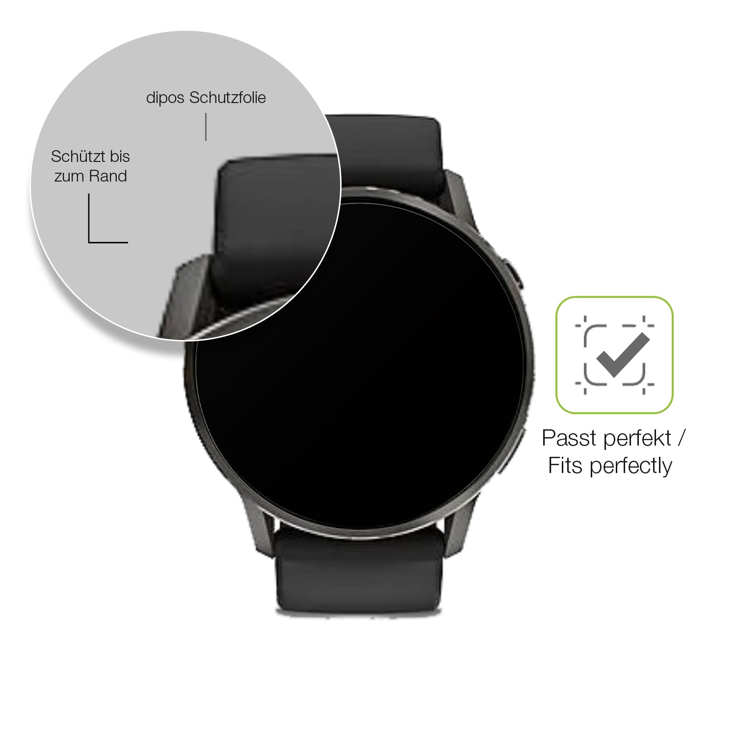 Besonders flexibler Displayschutz mit Anti-Shock-Schicht im Materialmix