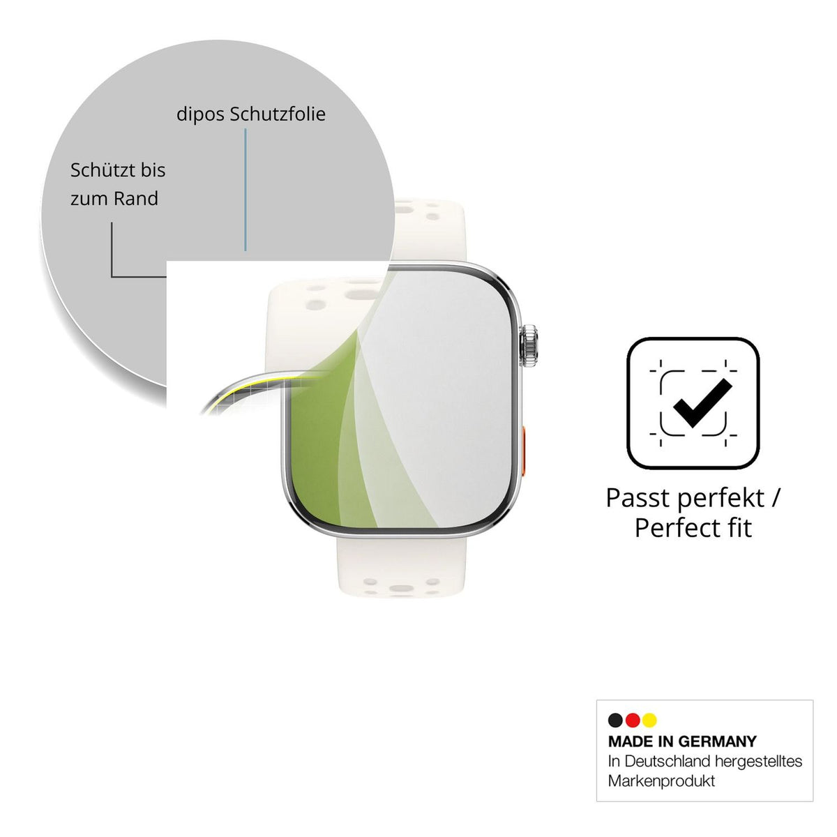Besonders flexibler Displayschutz mit Anti-Shock-Schicht im Materialmix