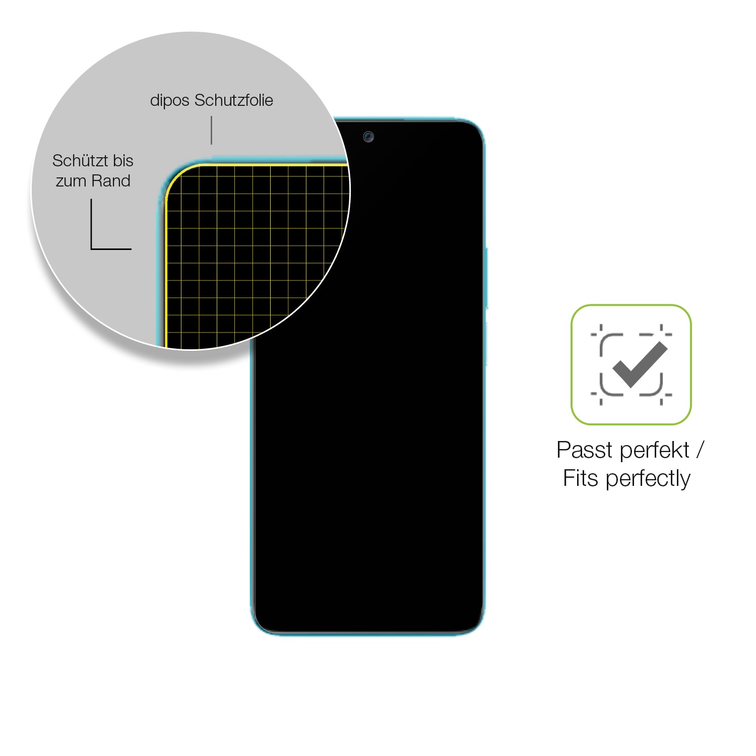 Besonders flexibler Displayschutz mit Anti-Shock-Schicht im Materialmix