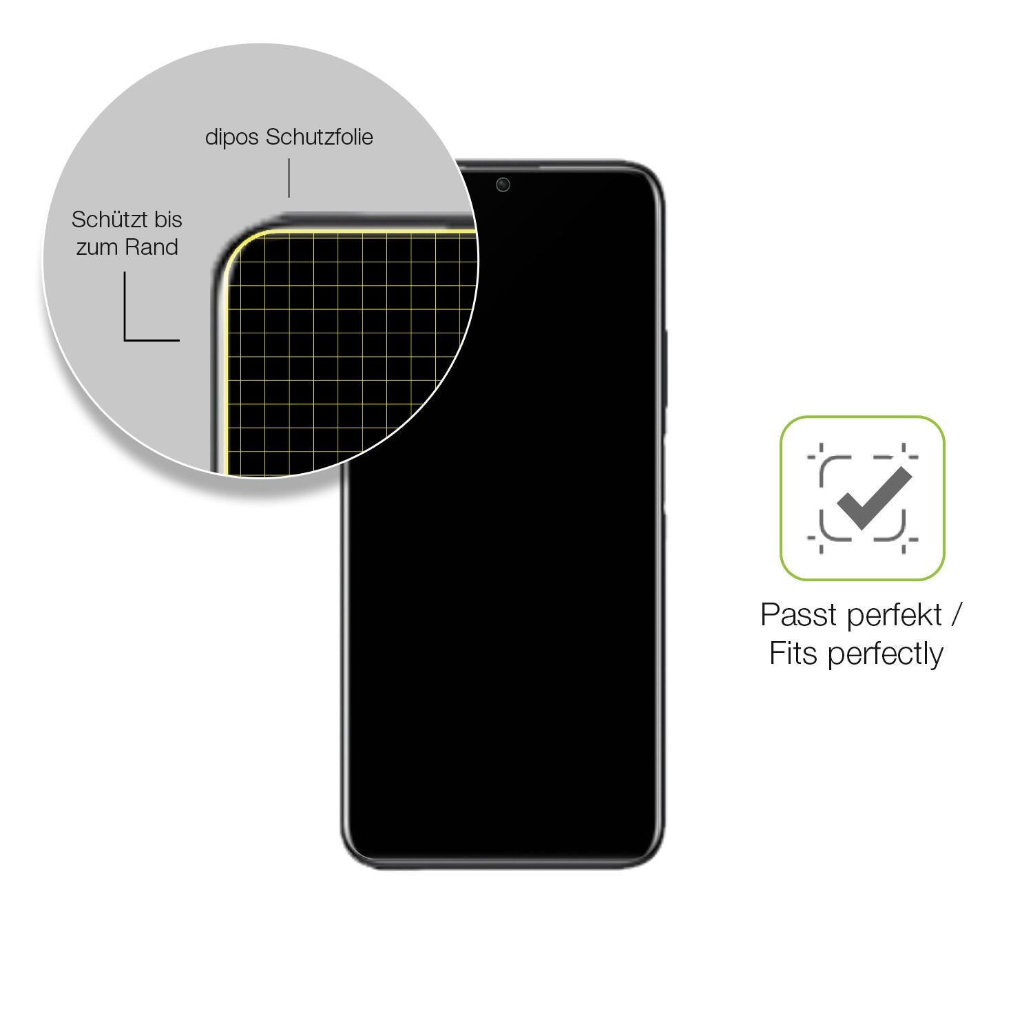 Besonders flexibler Displayschutz mit Anti-Shock-Schicht im Materialmix