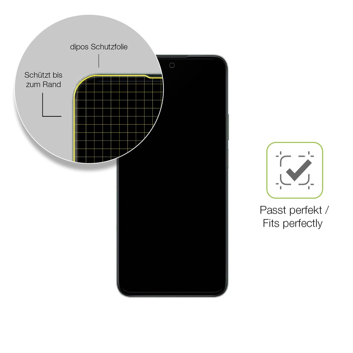 Besonders flexibler Displayschutz mit Anti-Shock-Schicht im Materialmix