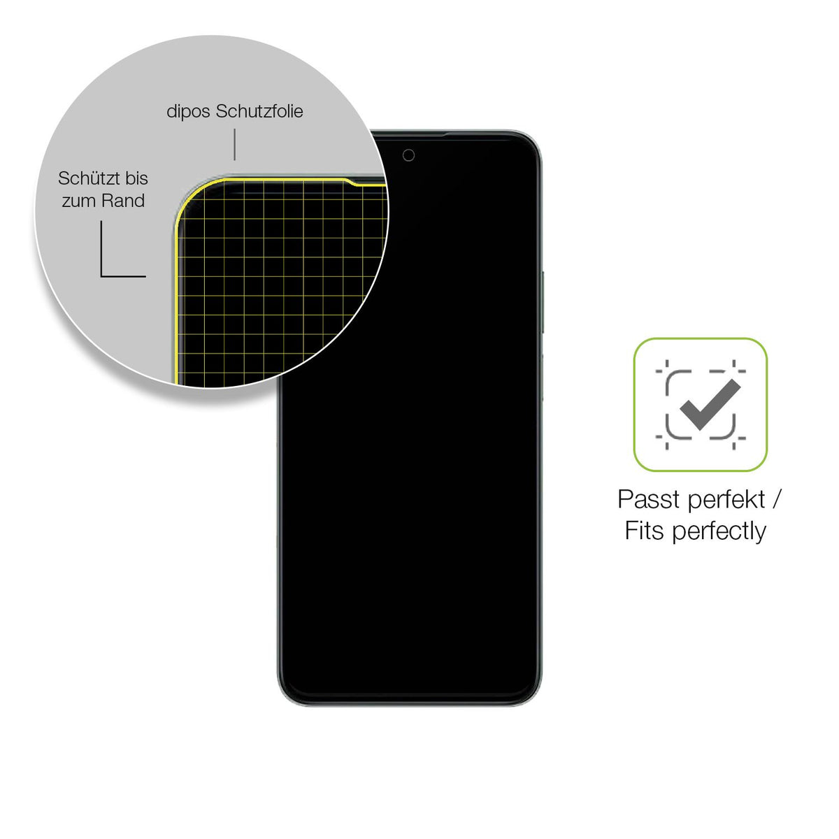 Besonders flexibler Displayschutz mit Anti-Shock-Schicht im Materialmix