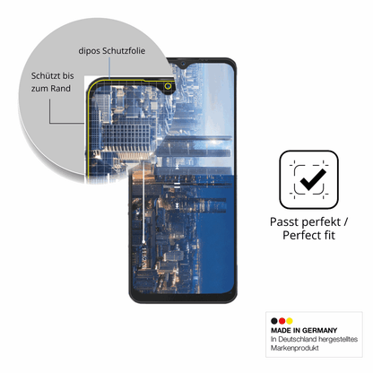 Besonders flexibler Displayschutz mit Anti-Shock-Schicht im Materialmix