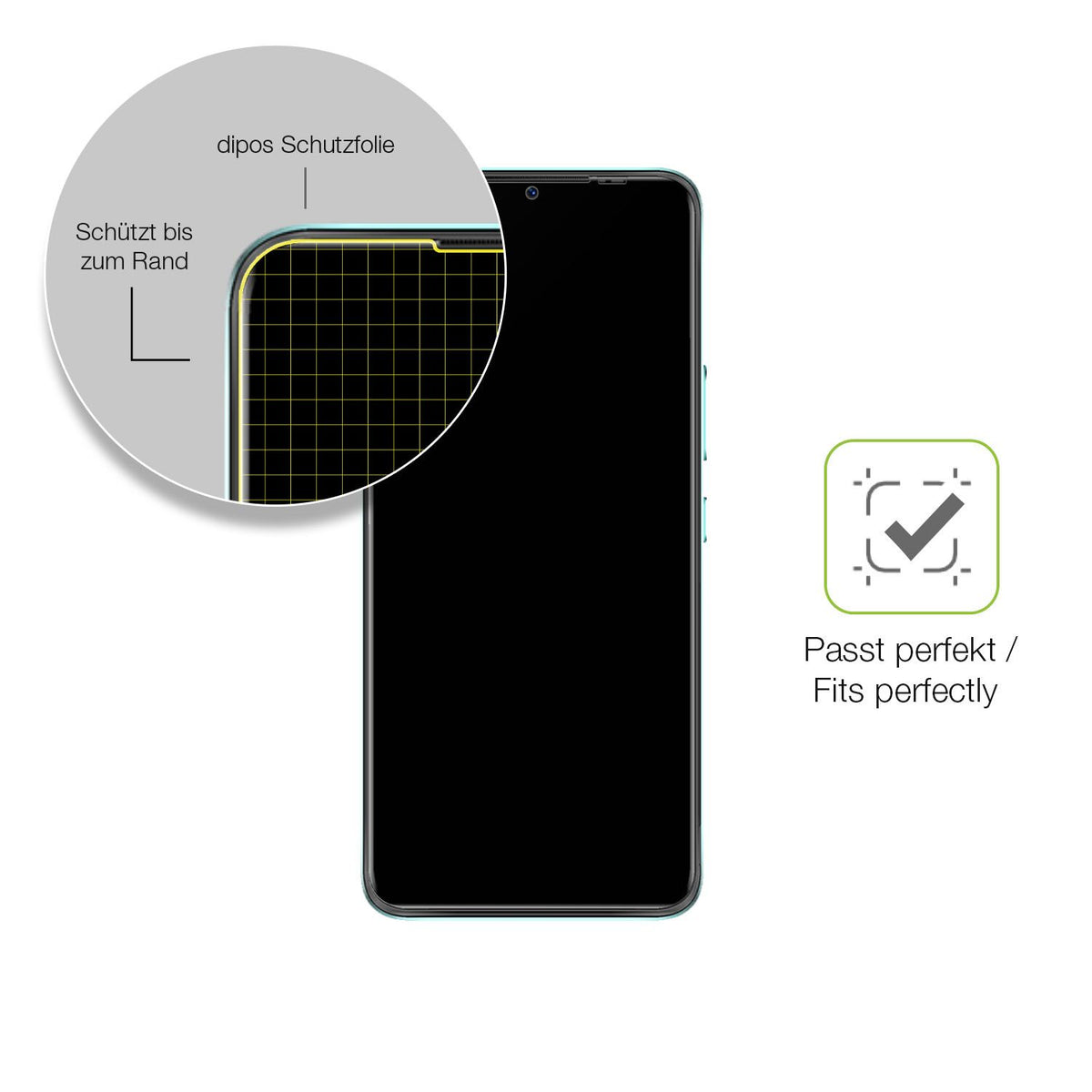 Besonders flexibler Displayschutz mit Anti-Shock-Schicht im Materialmix
