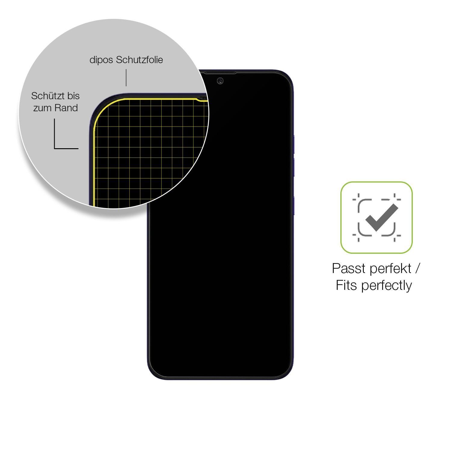 Besonders flexibler Displayschutz mit Anti-Shock-Schicht im Materialmix
