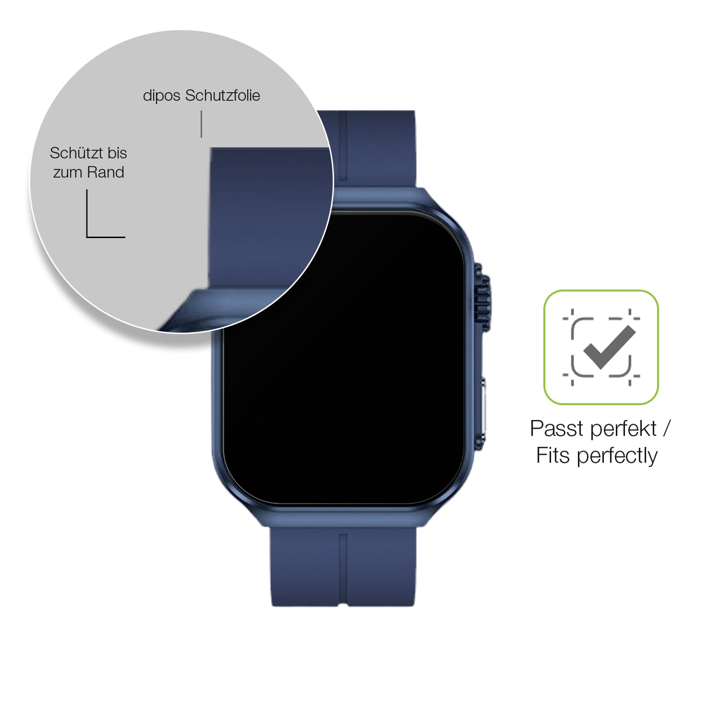 Besonders flexibler Displayschutz mit Anti-Shock-Schicht im Materialmix