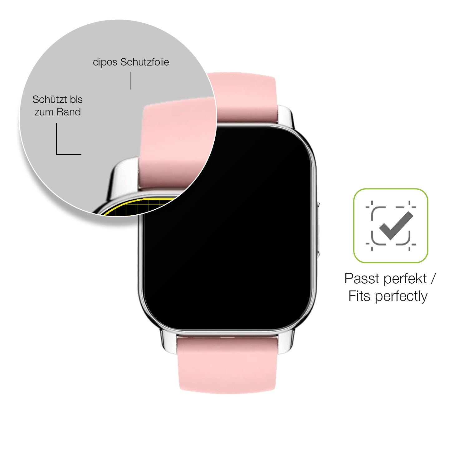 Besonders flexibler Displayschutz mit Anti-Shock-Schicht im Materialmix