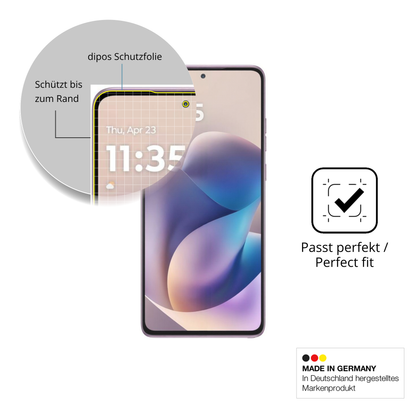 Besonders flexibler Displayschutz mit Anti-Shock-Schicht im Materialmix