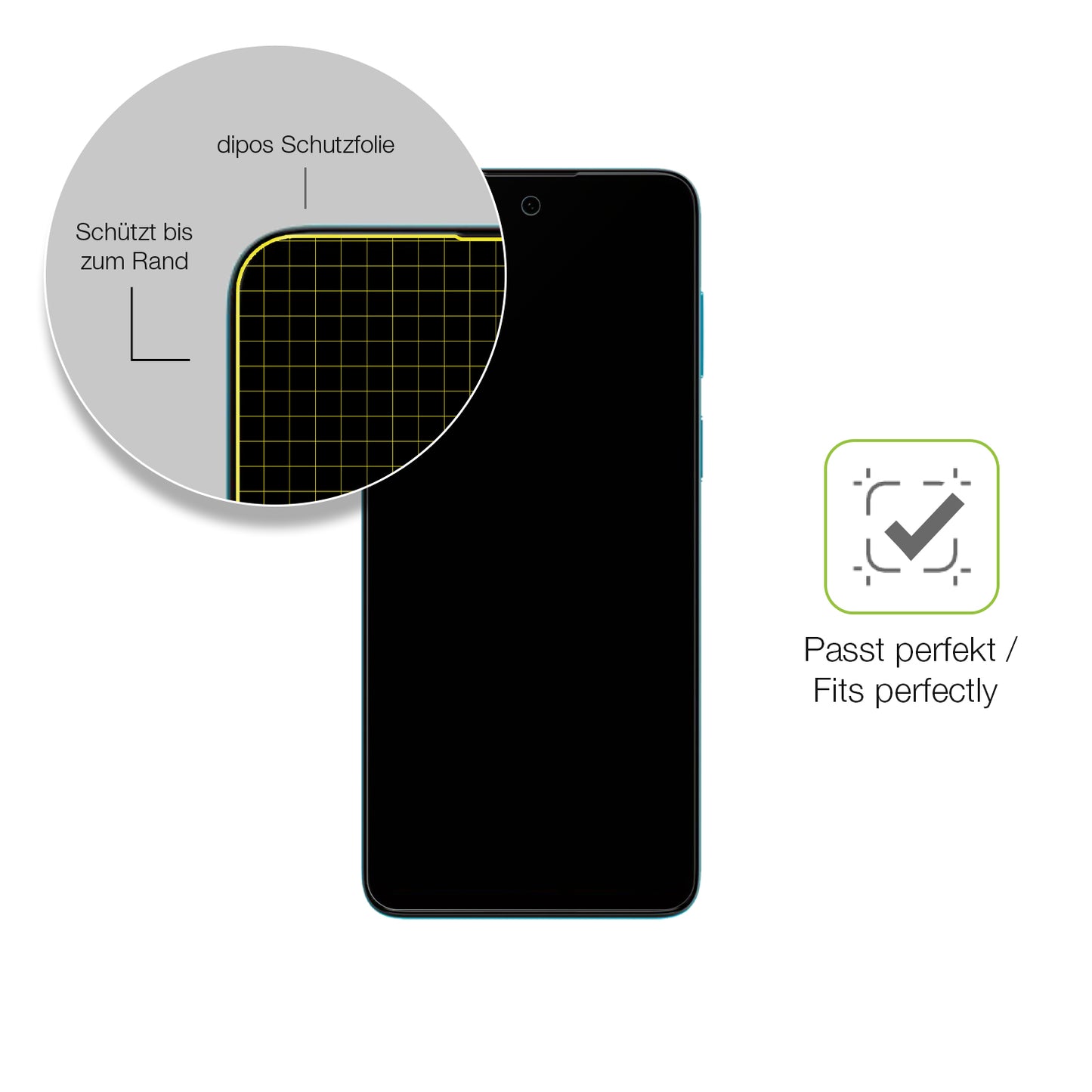 Besonders flexibler Displayschutz mit Anti-Shock-Schicht im Materialmix