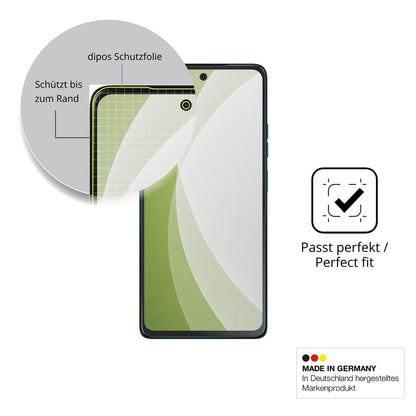 Besonders flexibler Displayschutz mit Anti-Shock-Schicht im Materialmix