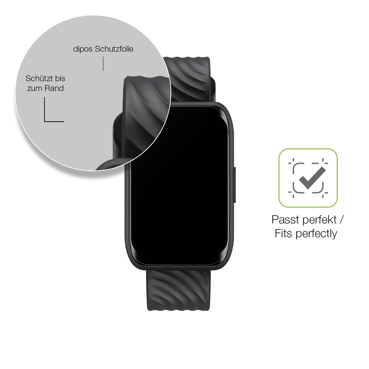Besonders flexibler Displayschutz mit Anti-Shock-Schicht im Materialmix