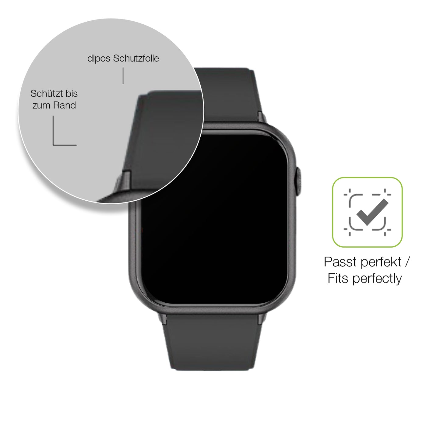 Besonders flexibler Displayschutz mit Anti-Shock-Schicht im Materialmix