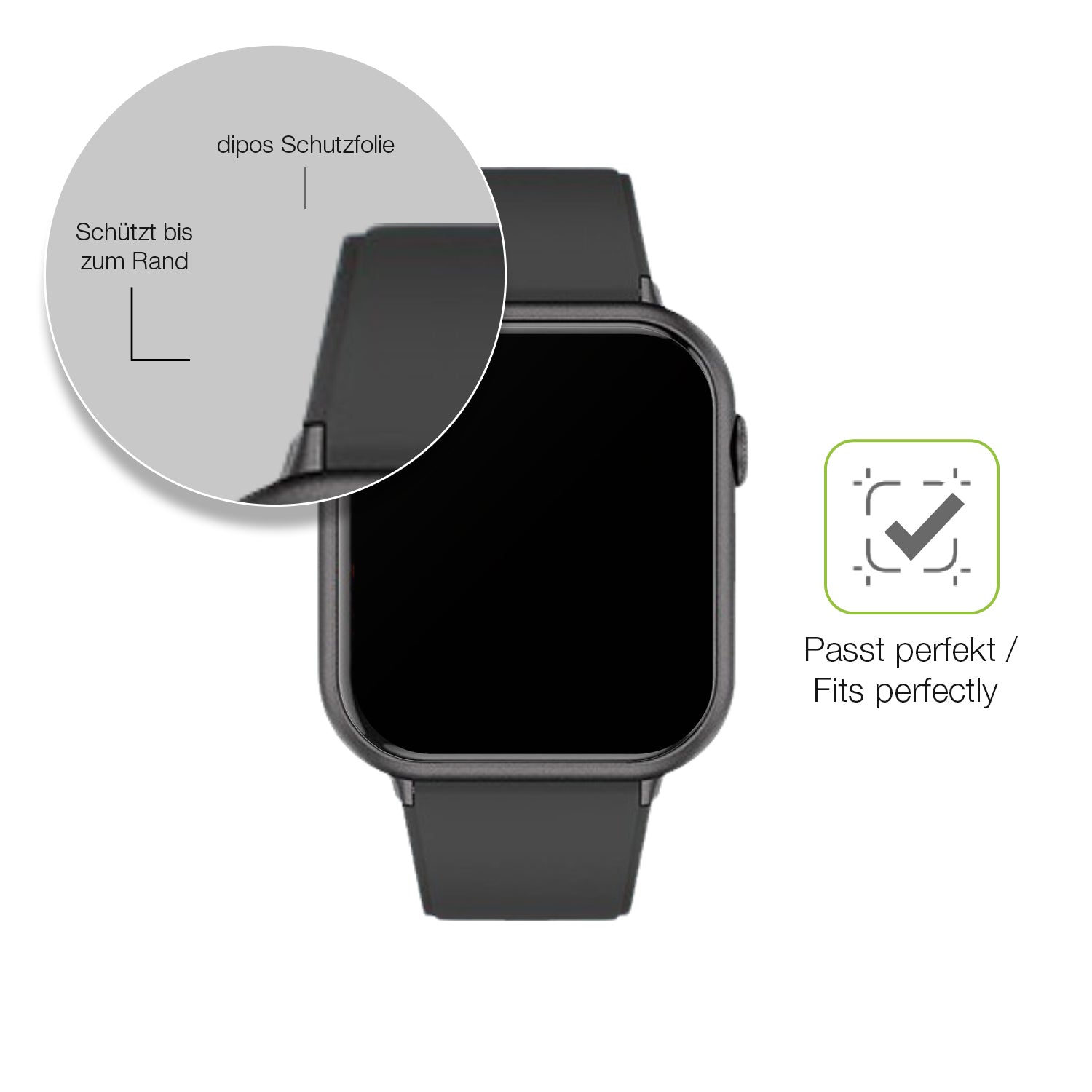 Besonders flexibler Displayschutz mit Anti-Shock-Schicht im Materialmix