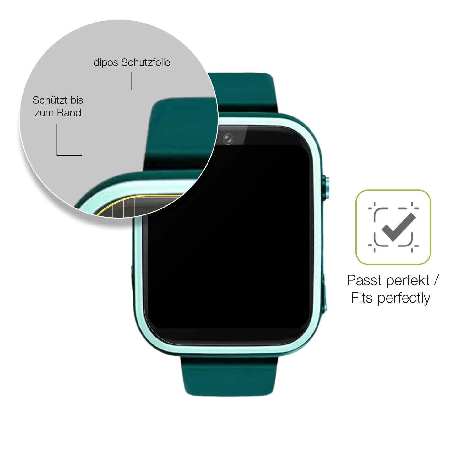 Besonders flexibler Displayschutz mit Anti-Shock-Schicht im Materialmix