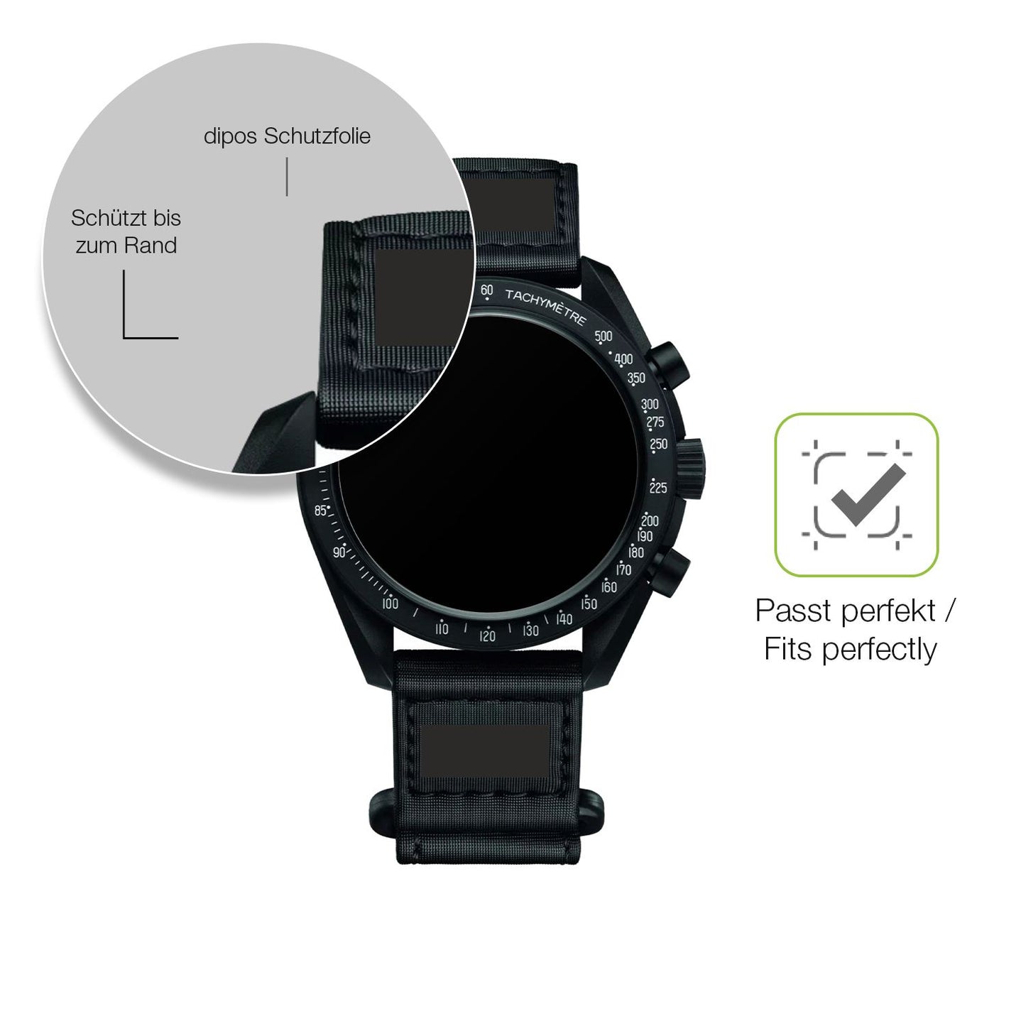 Besonders flexibler Displayschutz mit Anti-Shock-Schicht im Materialmix