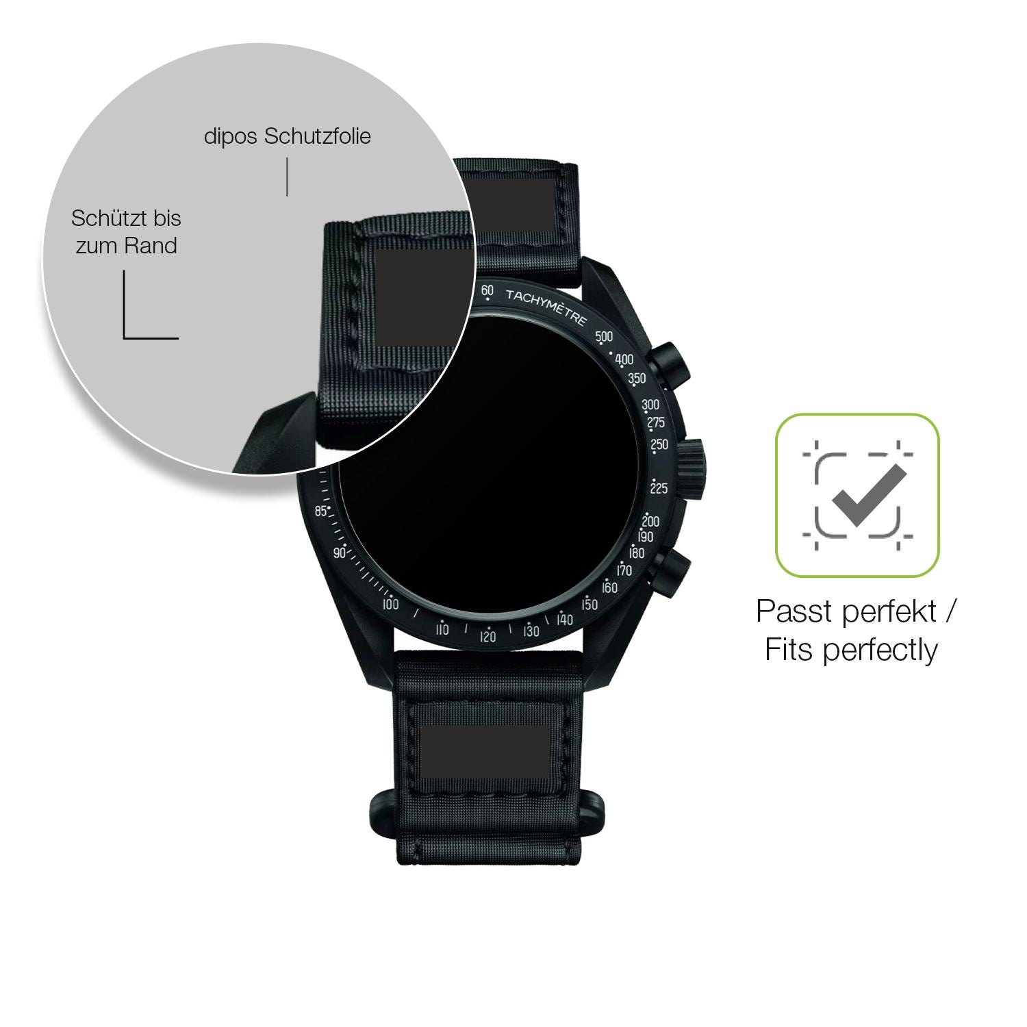 Besonders flexibler Displayschutz mit Anti-Shock-Schicht im Materialmix