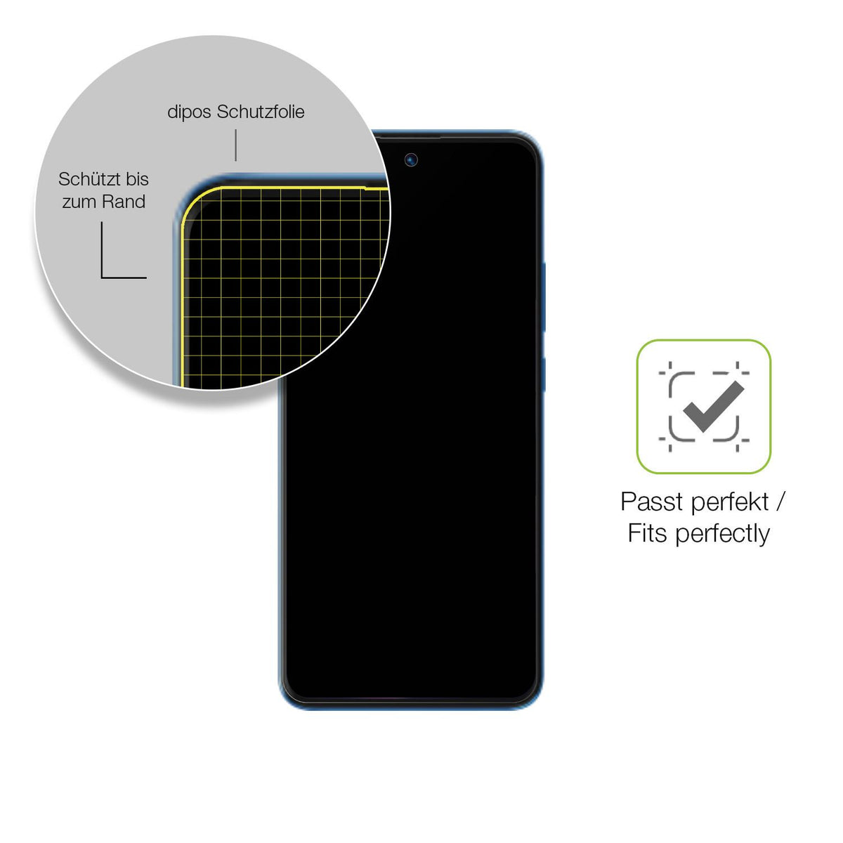 Besonders flexibler Displayschutz mit Anti-Shock-Schicht im Materialmix