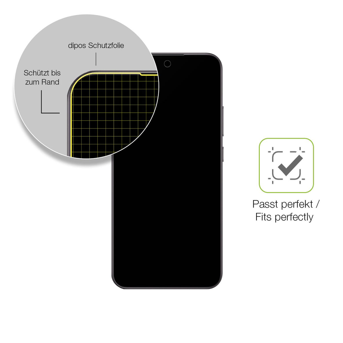 Besonders flexibler Displayschutz mit Anti-Shock-Schicht im Materialmix