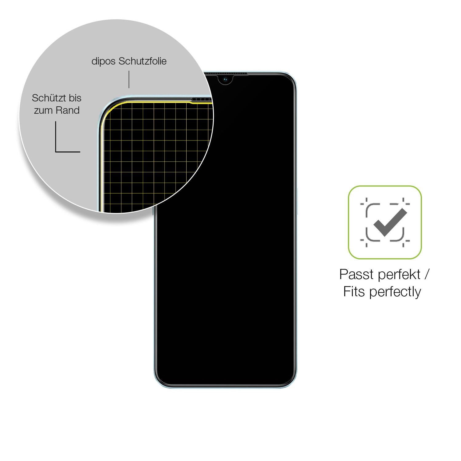 Besonders flexibler Displayschutz mit Anti-Shock-Schicht im Materialmix