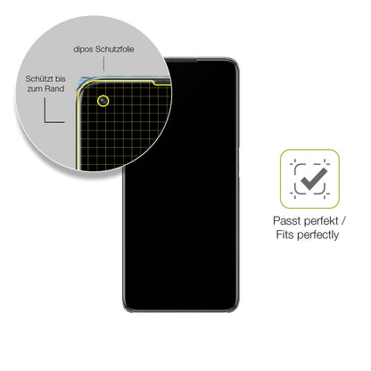 Besonders flexibler Displayschutz mit Anti-Shock-Schicht im Materialmix
