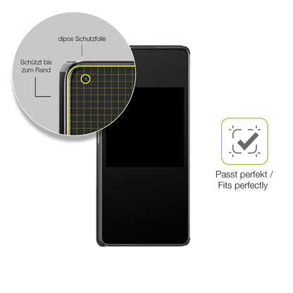 Besonders flexibler Displayschutz mit Anti-Shock-Schicht im Materialmix