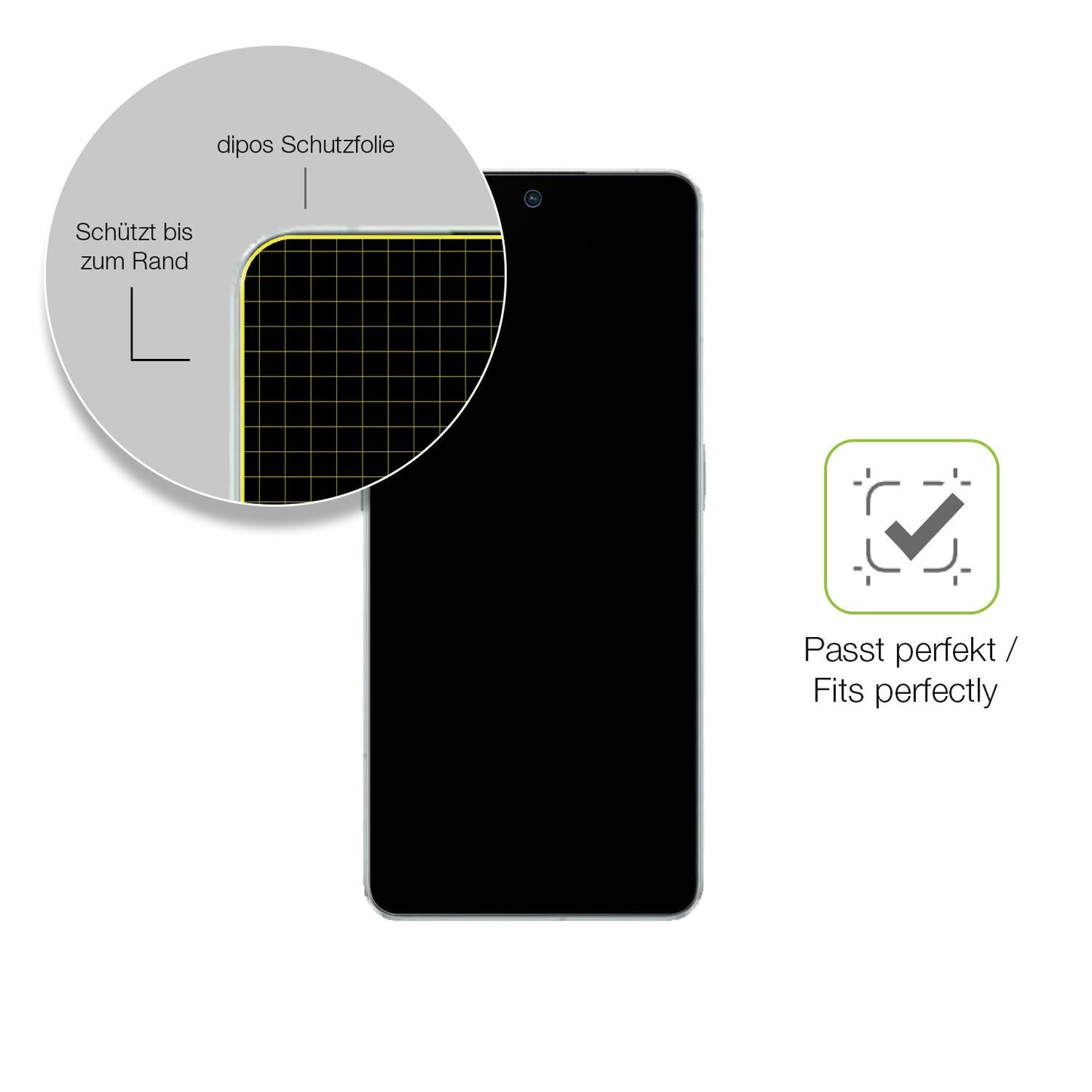 Besonders flexibler Displayschutz mit Anti-Shock-Schicht im Materialmix