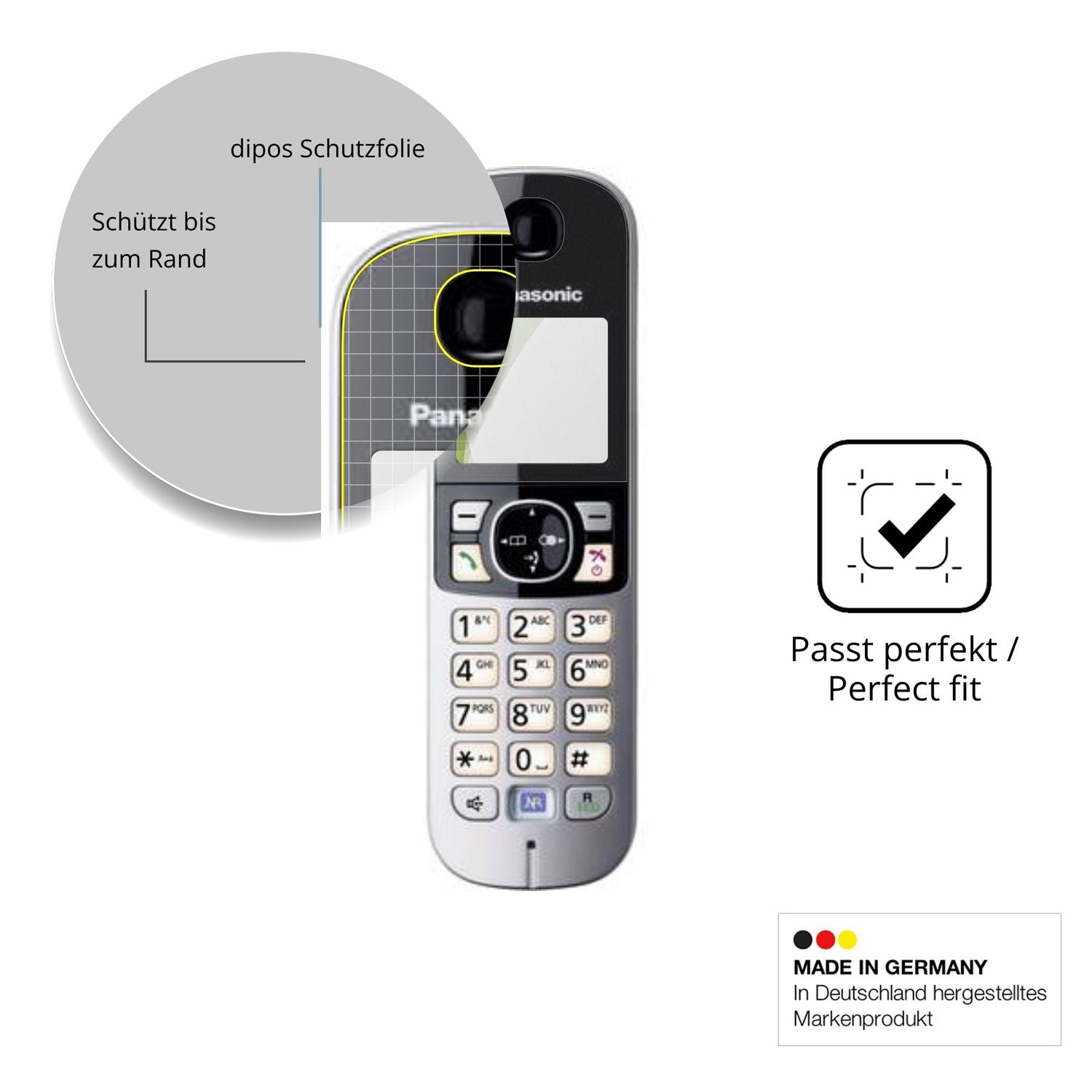 Besonders flexibler Displayschutz mit Anti-Shock-Schicht im Materialmix