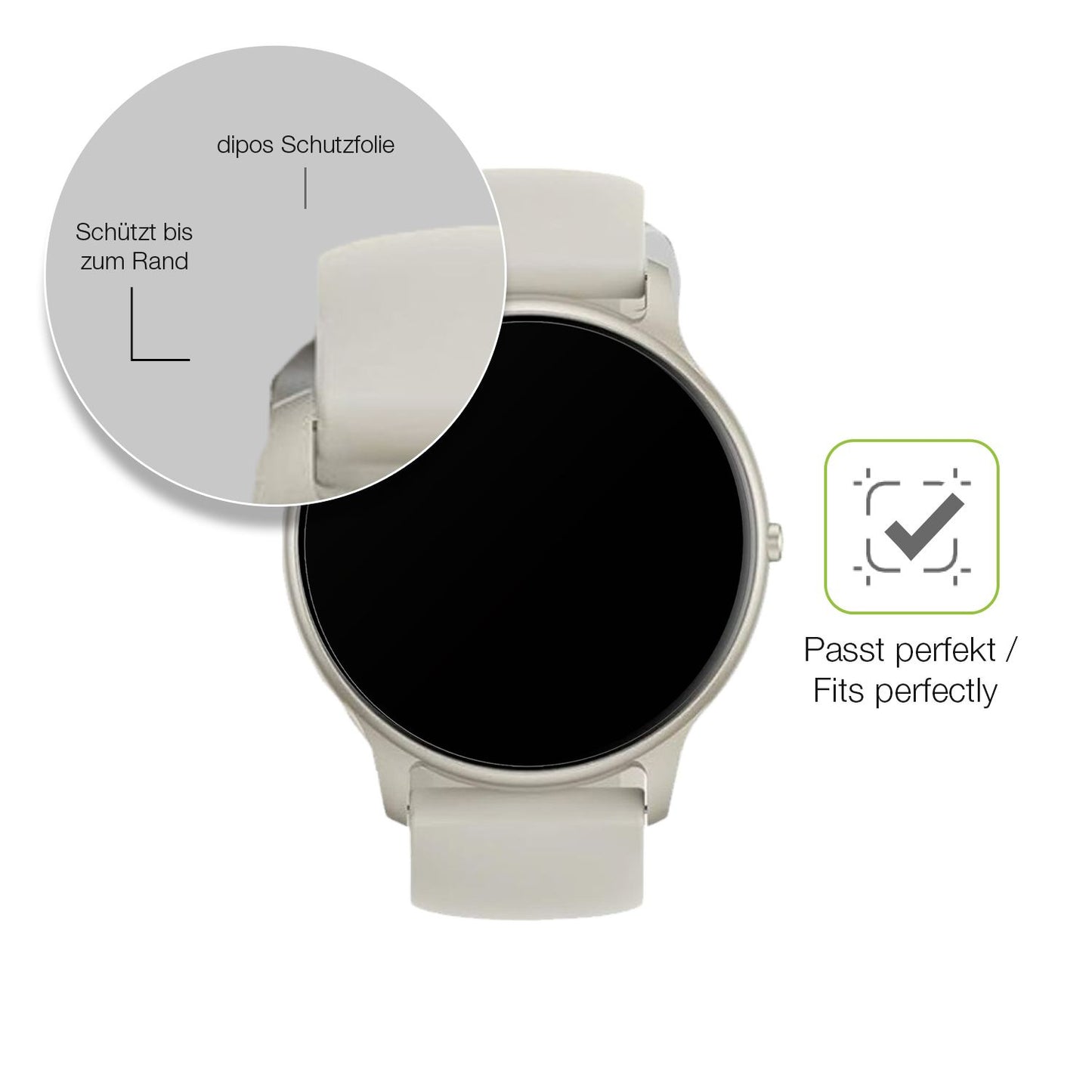 Besonders flexibler Displayschutz mit Anti-Shock-Schicht im Materialmix