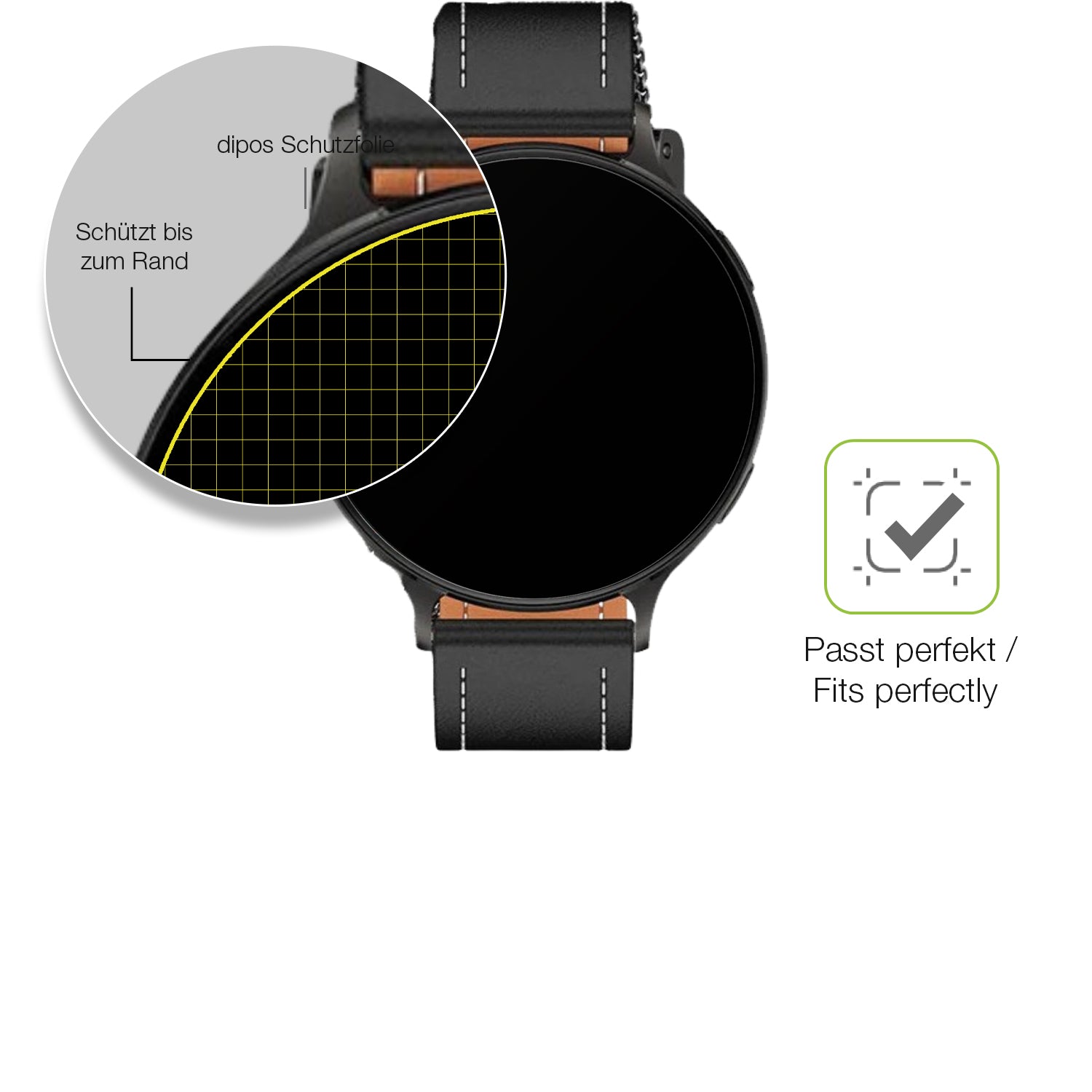 Besonders flexibler Displayschutz mit Anti-Shock-Schicht im Materialmix