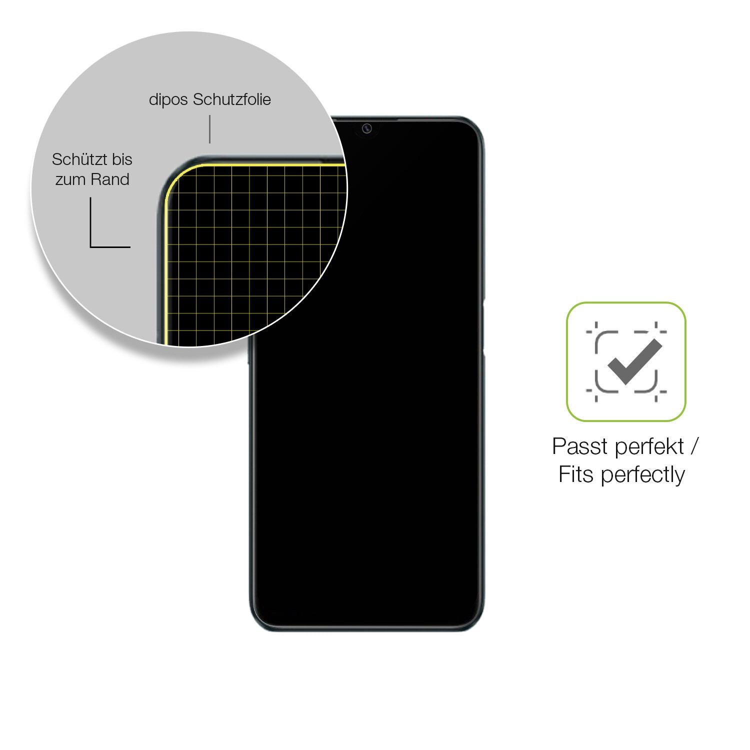 Besonders flexibler Displayschutz mit Anti-Shock-Schicht im Materialmix
