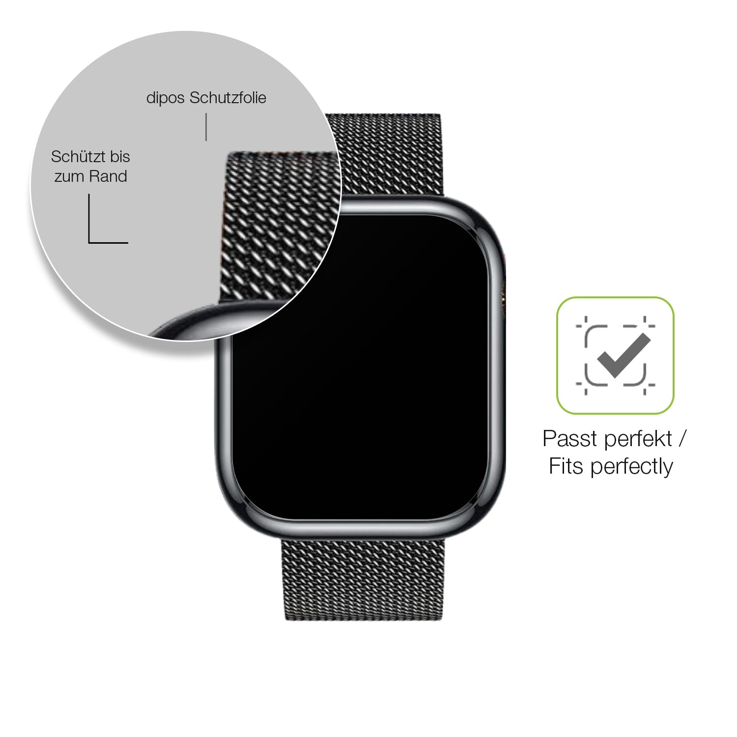 Besonders flexibler Displayschutz mit Anti-Shock-Schicht im Materialmix