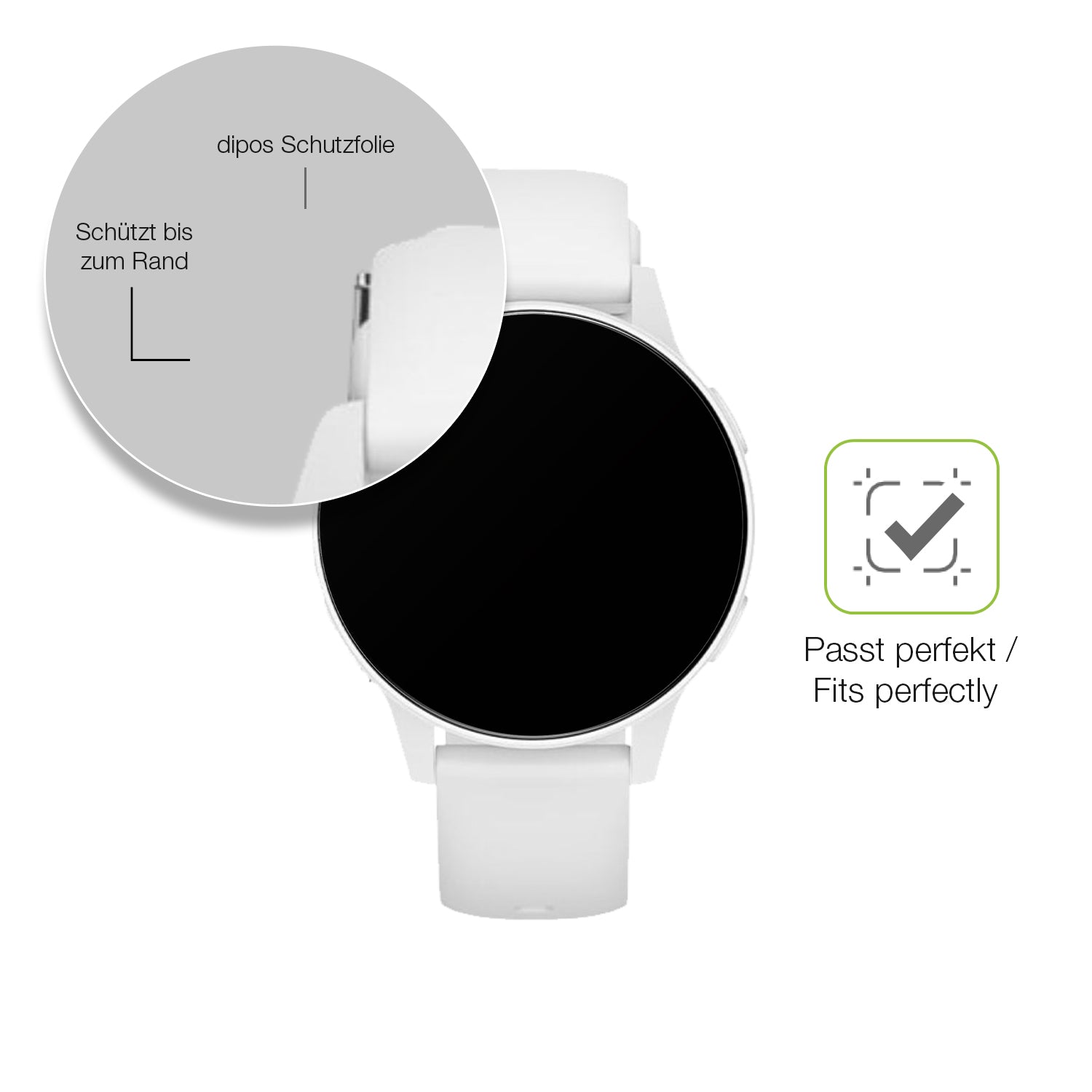 Besonders flexibler Displayschutz mit Anti-Shock-Schicht im Materialmix