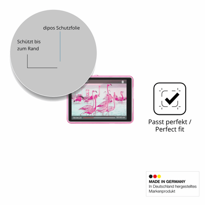 Besonders flexibler Displayschutz mit Anti-Shock-Schicht im Materialmix