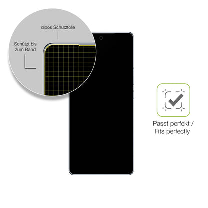 Besonders flexibler Displayschutz mit Anti-Shock-Schicht im Materialmix