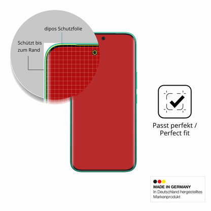 Besonders flexibler Displayschutz mit Anti-Shock-Schicht im Materialmix