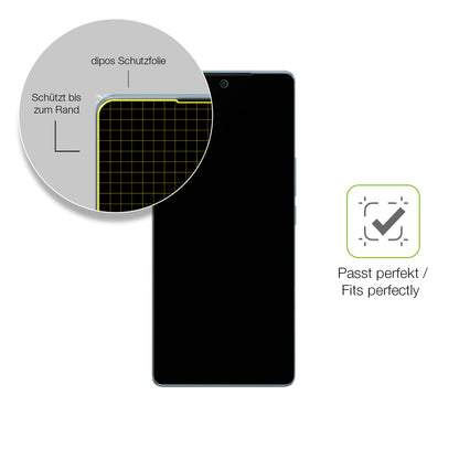 Besonders flexibler Displayschutz mit Anti-Shock-Schicht im Materialmix