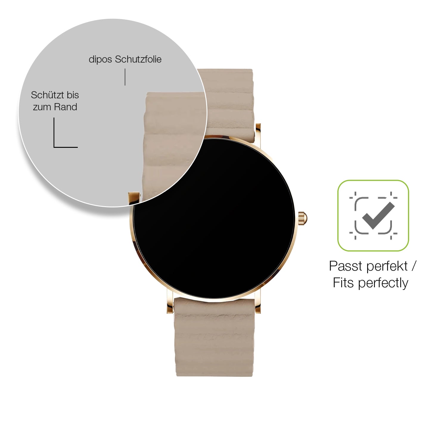 Besonders flexibler Displayschutz mit Anti-Shock-Schicht im Materialmix