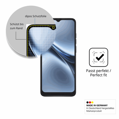 Besonders flexibler Displayschutz mit Anti-Shock-Schicht im Materialmix