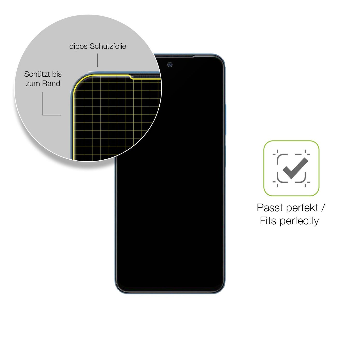 Besonders flexibler Displayschutz mit Anti-Shock-Schicht im Materialmix