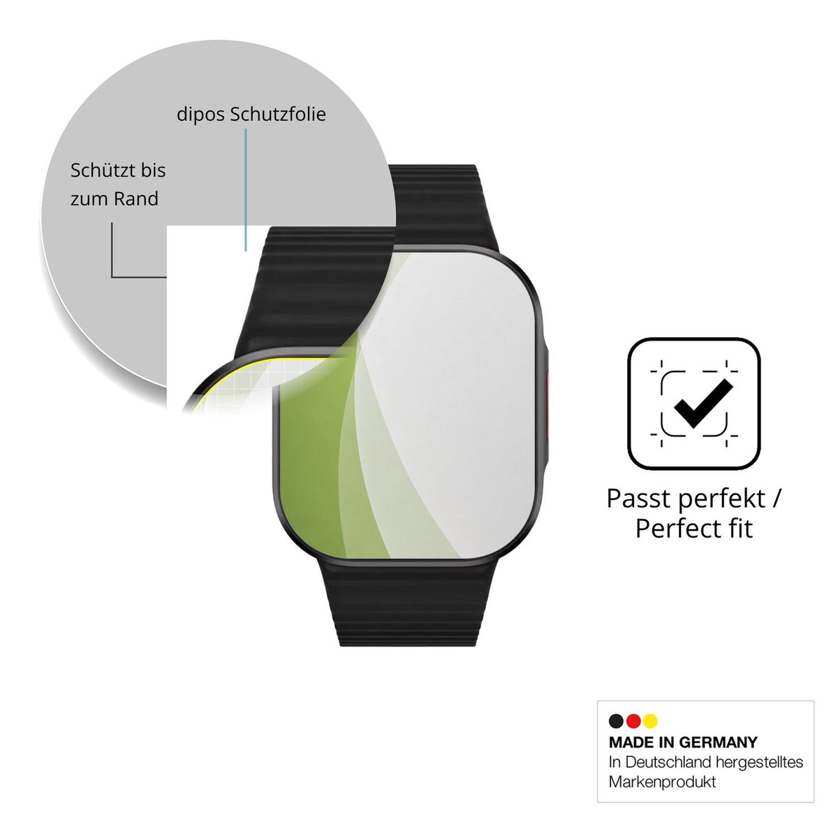 2x Full Cover matte Film for Xiaomi Redmi Watch 6 Lite Screen Protector Anti-Shock