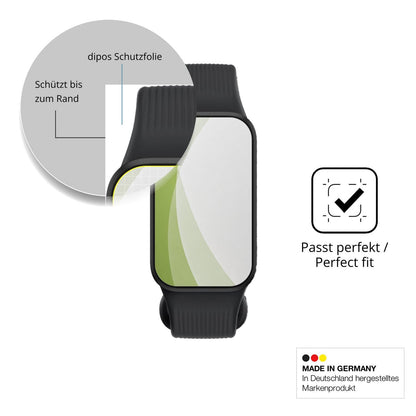 2x Full Cover matte Film for Xiaomi Smart Band 11 Active Screen Protector Anti-Shock