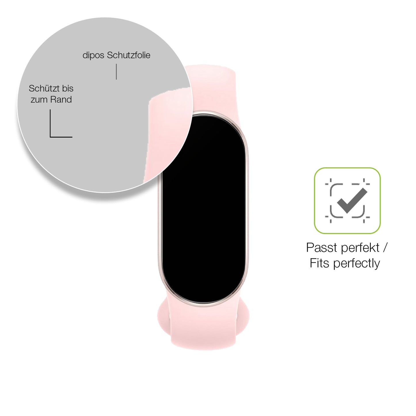 Besonders flexibler Displayschutz mit Anti-Shock-Schicht im Materialmix