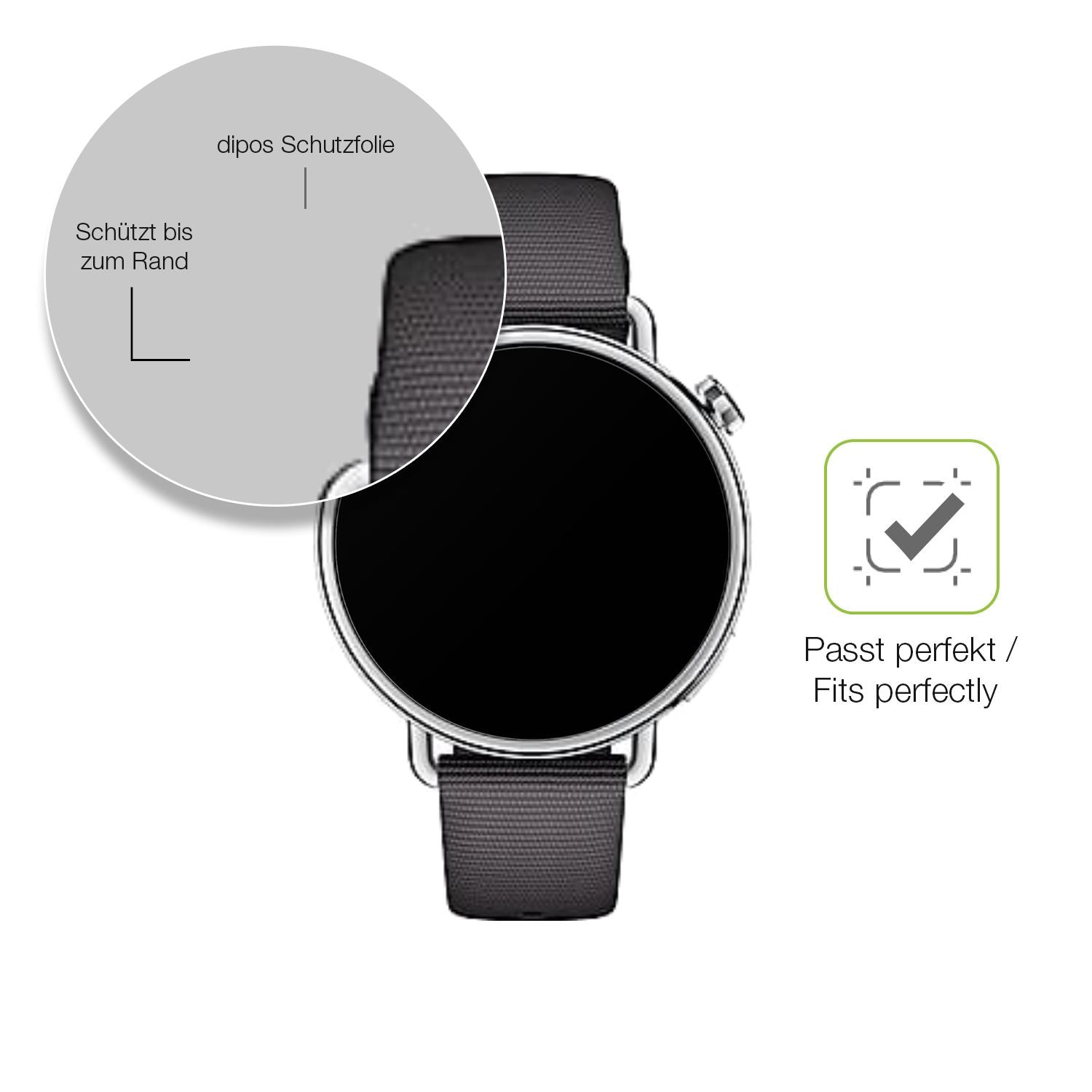 Besonders flexibler Displayschutz mit Anti-Shock-Schicht im Materialmix