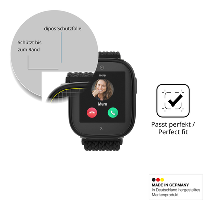 Besonders flexibler Displayschutz mit Anti-Shock-Schicht im Materialmix