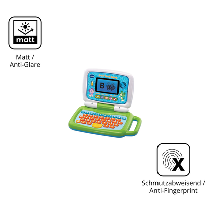 Dünne und entspiegelnde Folie passend zugeschnitten für Vtech 2-in-1 Touch Laptop