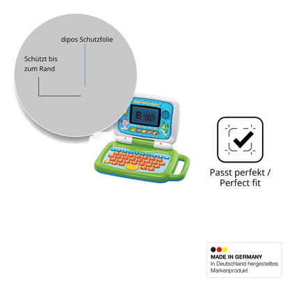 Schutz gegen Kratzer auf dem Vtech 2-in-1 Touch Laptop Glas durch Schlüssel oder Ähnliches