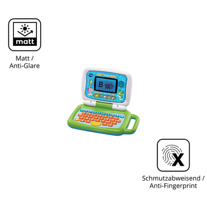 9H Hartbeschichtete, flexible Folie passend zugeschnitten für Vtech 2-in-1 Touch Laptop