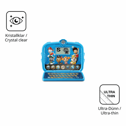 Dünne und klare Folie passend zugeschnitten für Vtech Paw Patrol Lernlaptop