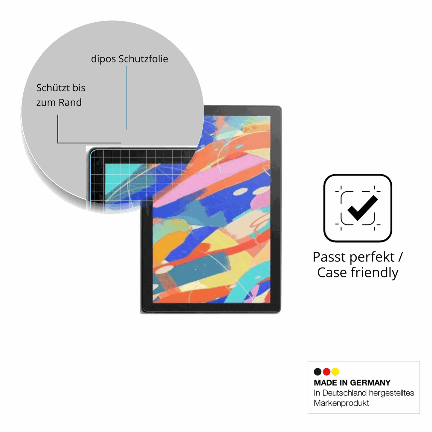 2x Screen Protector for Wacom Cintiq 16 matte Flexible Glass 9H dipos